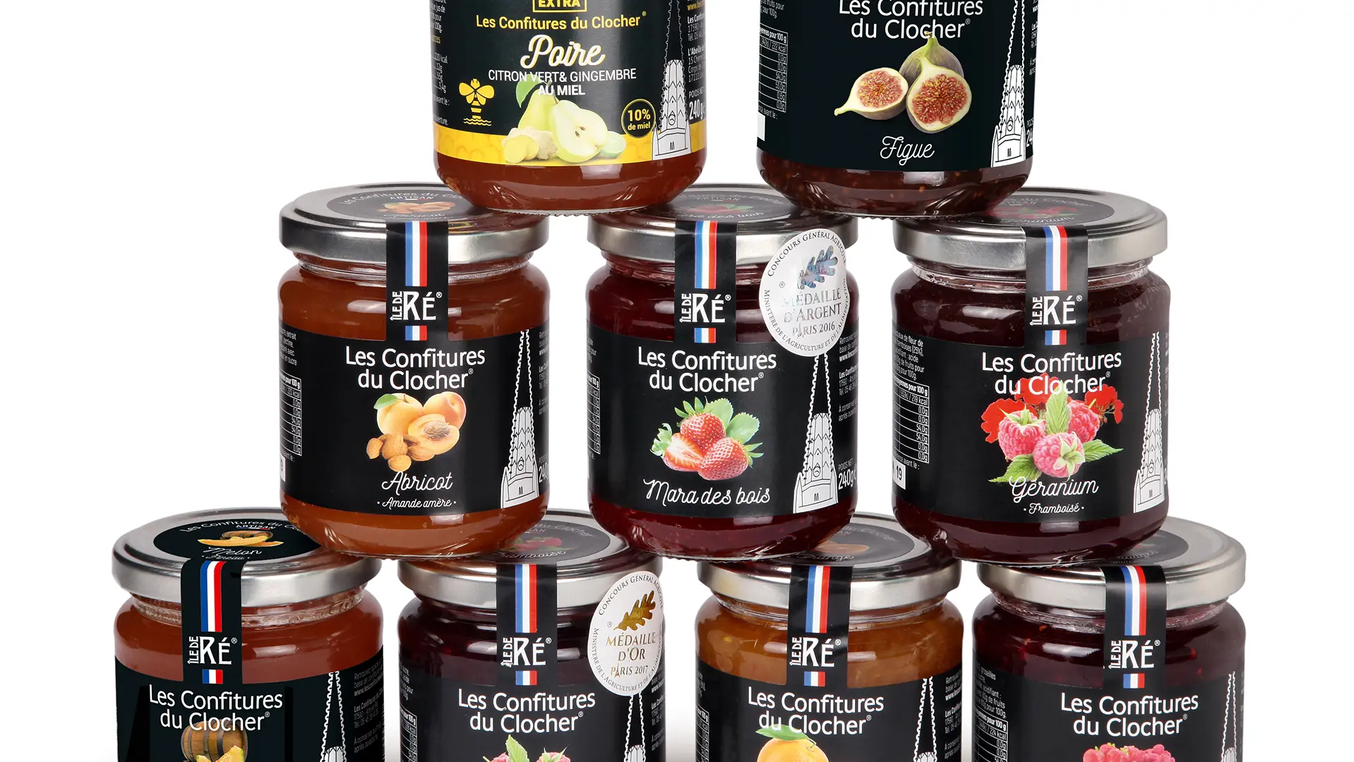 A variety of award-winning jams