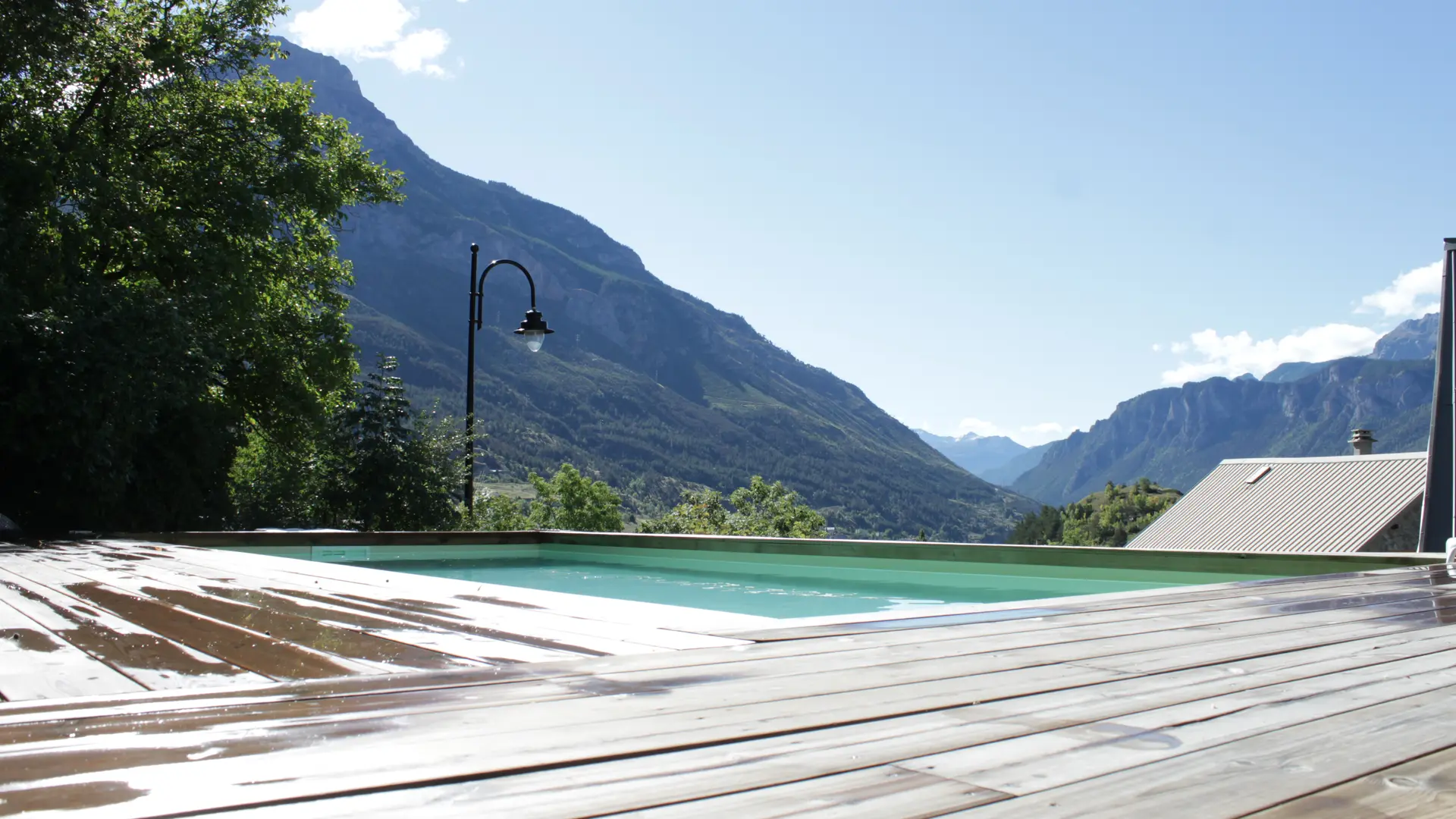 Vue de la piscine