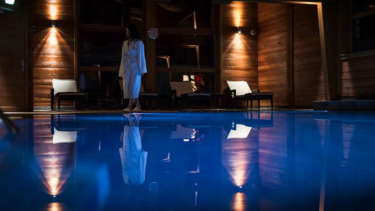 Piscine nuit