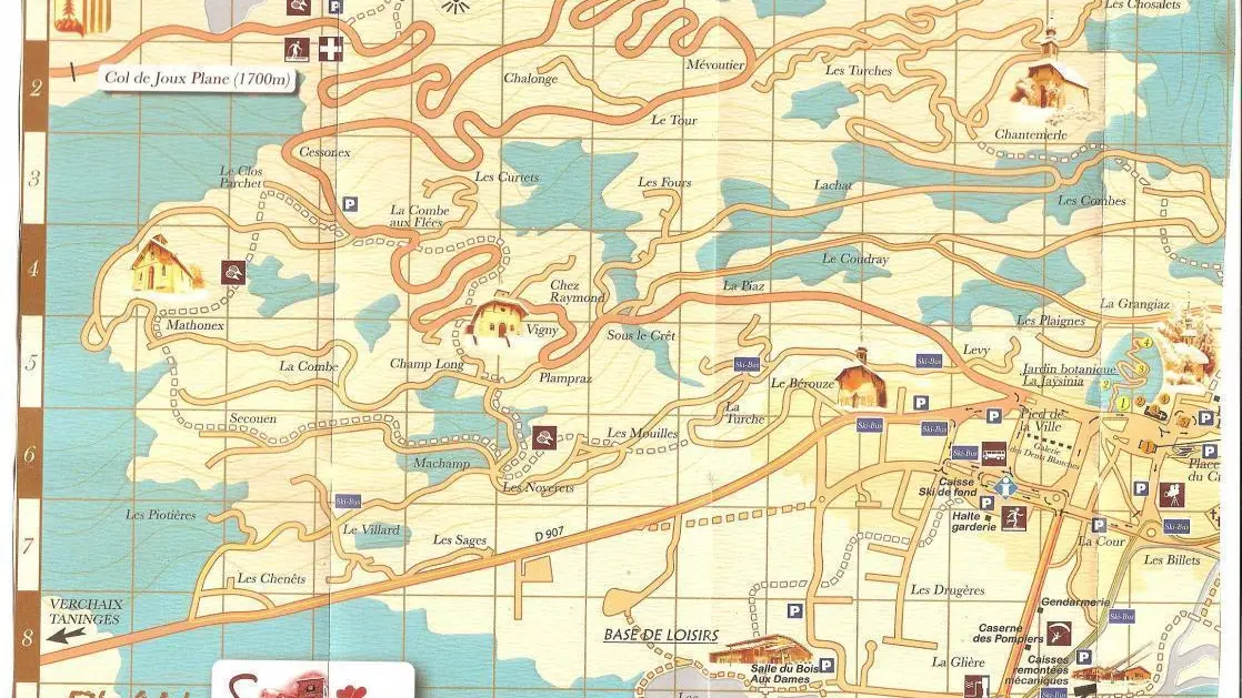 Plan de Samoëns.
