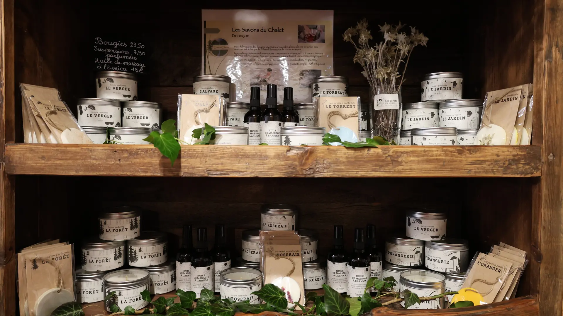 Boutique d'artisanat et de producteurs locaux Coeur Clarée à Névache