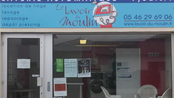 Extérieur de la laverie