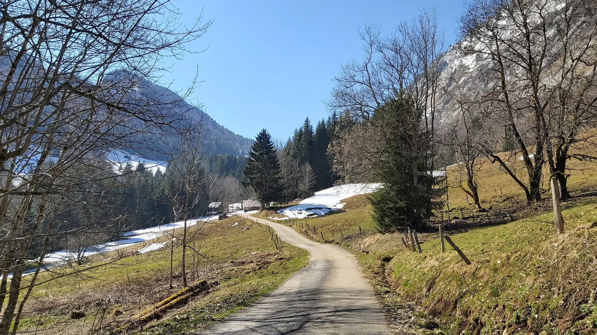 le fond du vallon