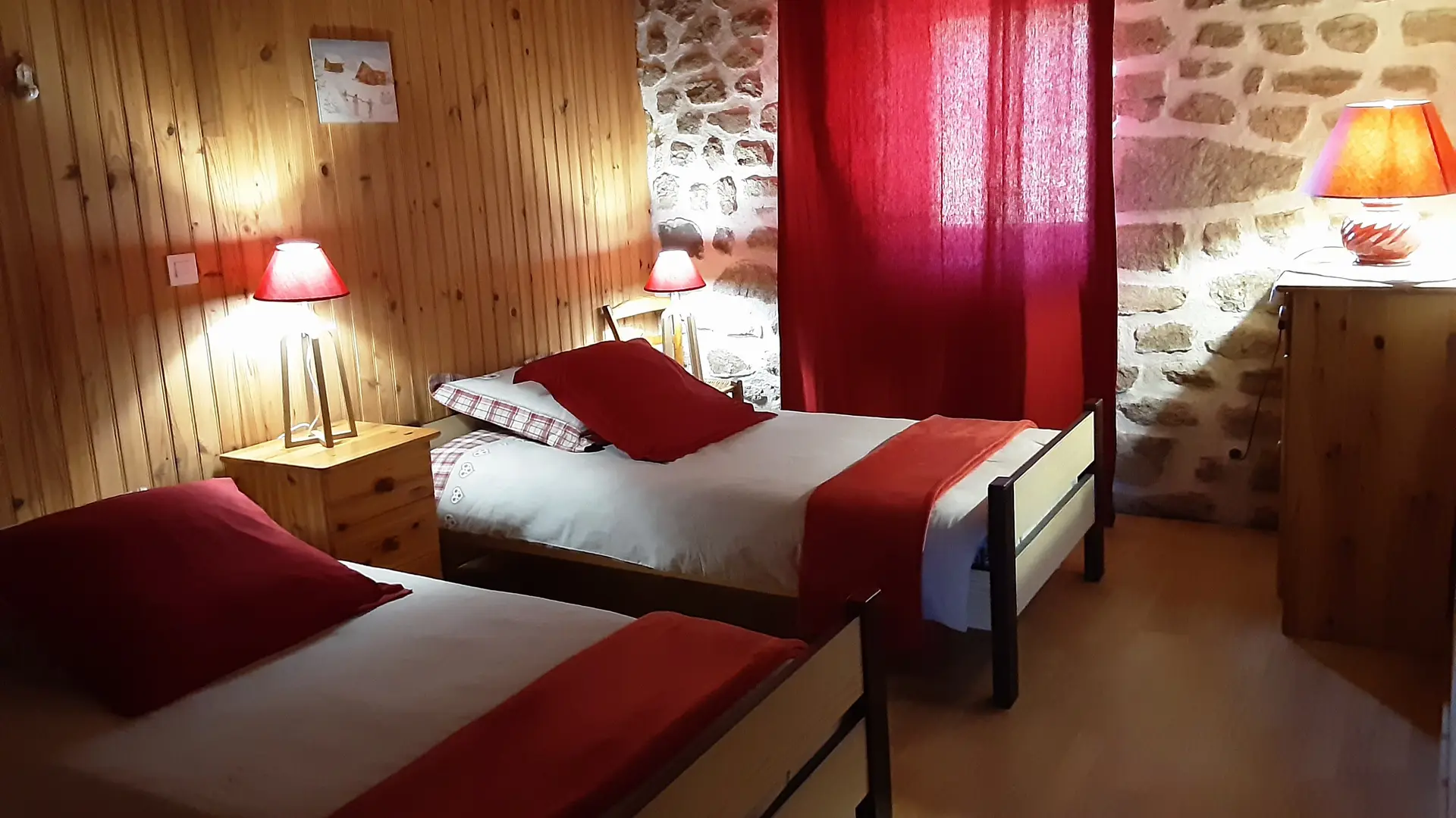 Chambre lit simple
