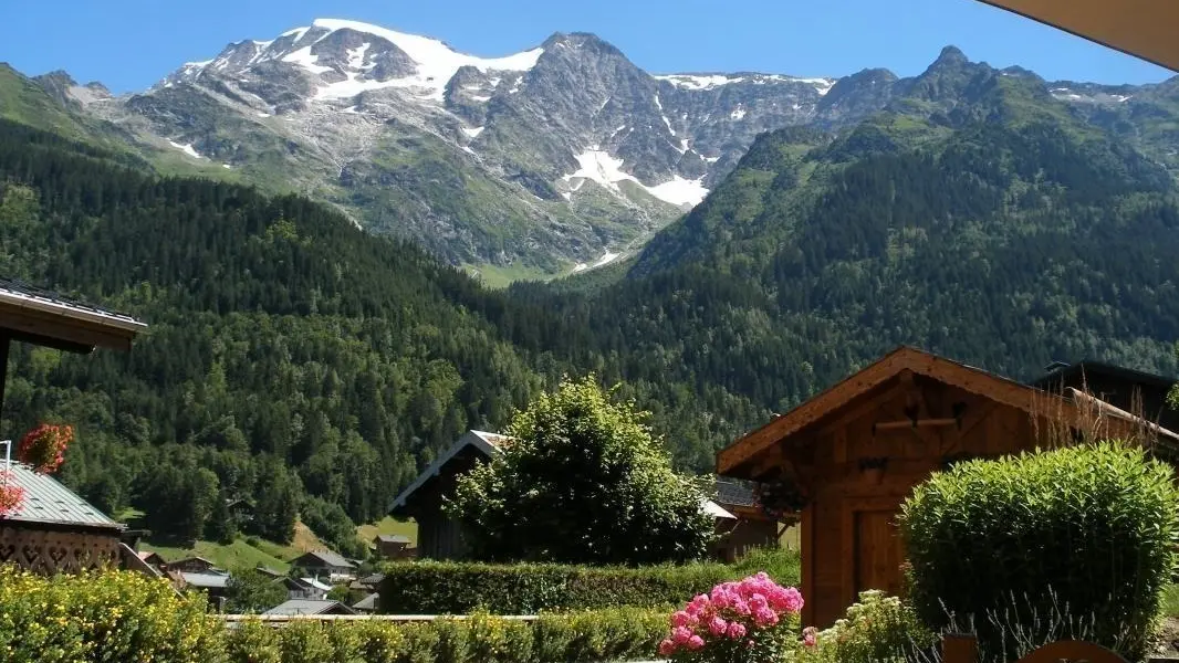 Les gentianes : vue du balcon