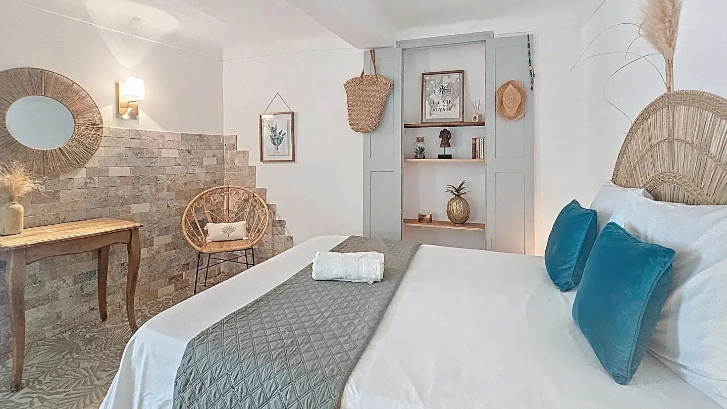 Gîte le Figuier de St Cé- Chambre Jungle-Gîtes de France Alpes-Maritimes