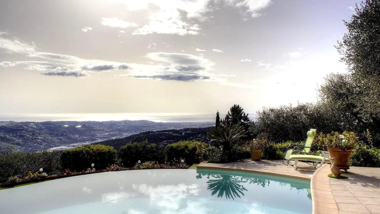 Les Oliviers de St-Jeannet- Vue panoramique 1 - Gîtes de France Alpes-Maritimes