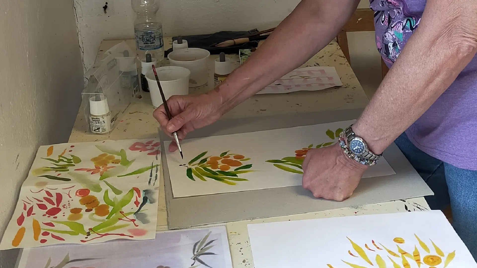 Atelier de peinture et de calligraphie