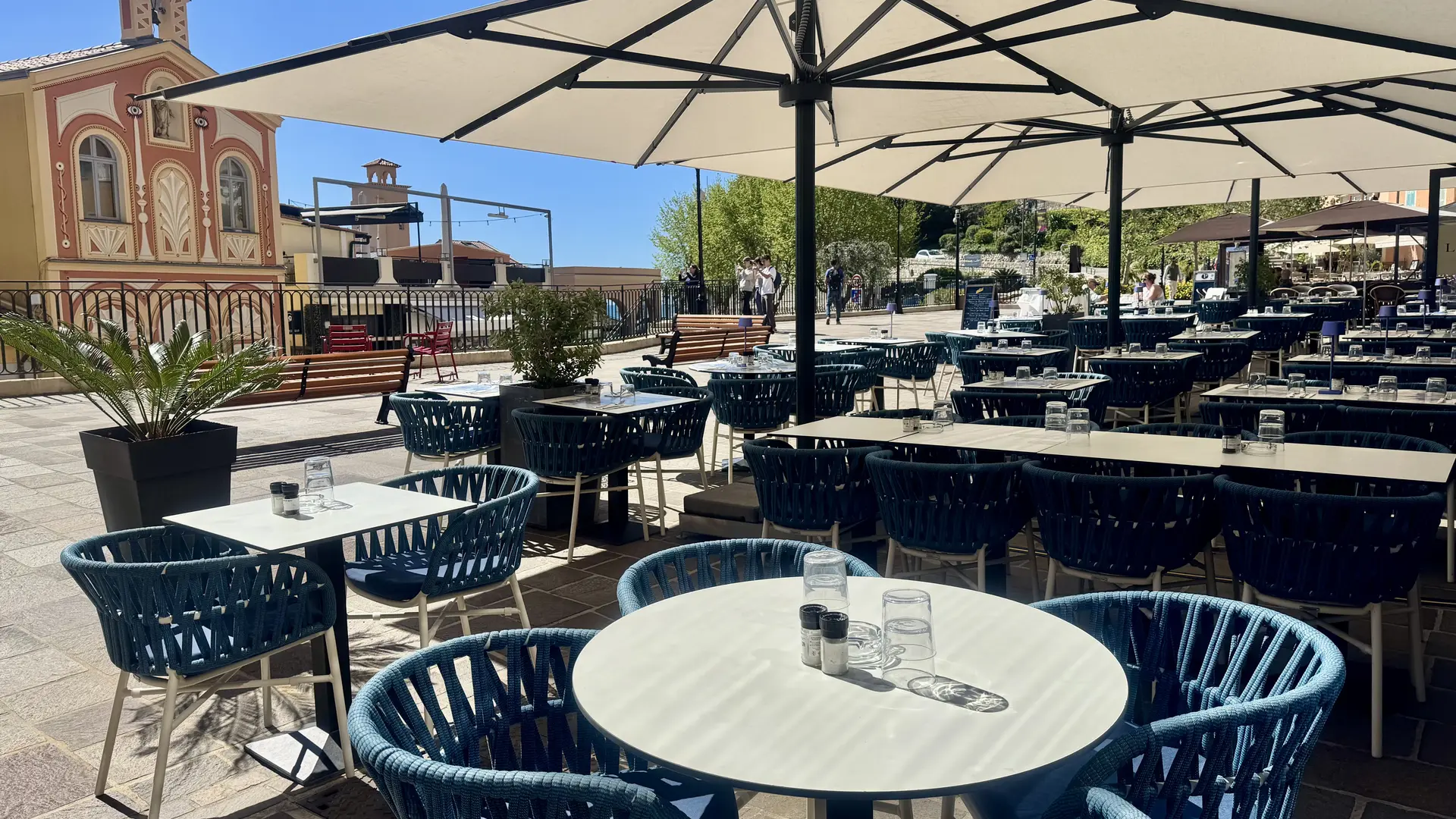 Terrasse vue mer , vue Hotel Welcome