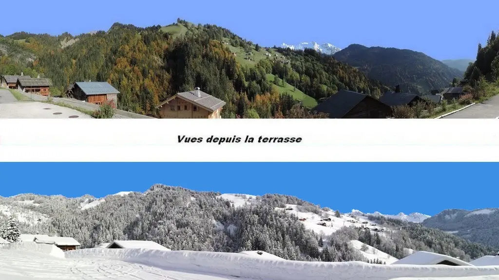 Panorama depuis la terrasse
