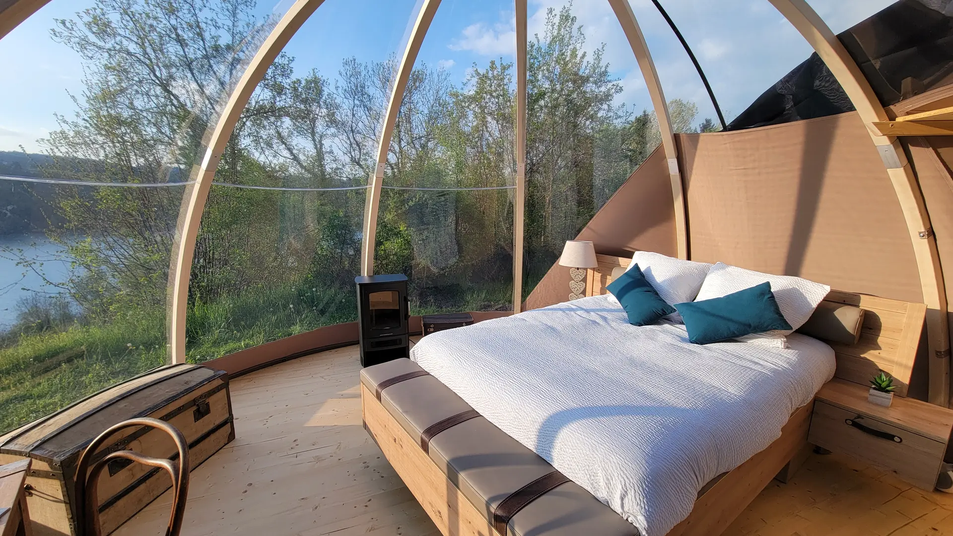 Vue intérieur du dôme de jour