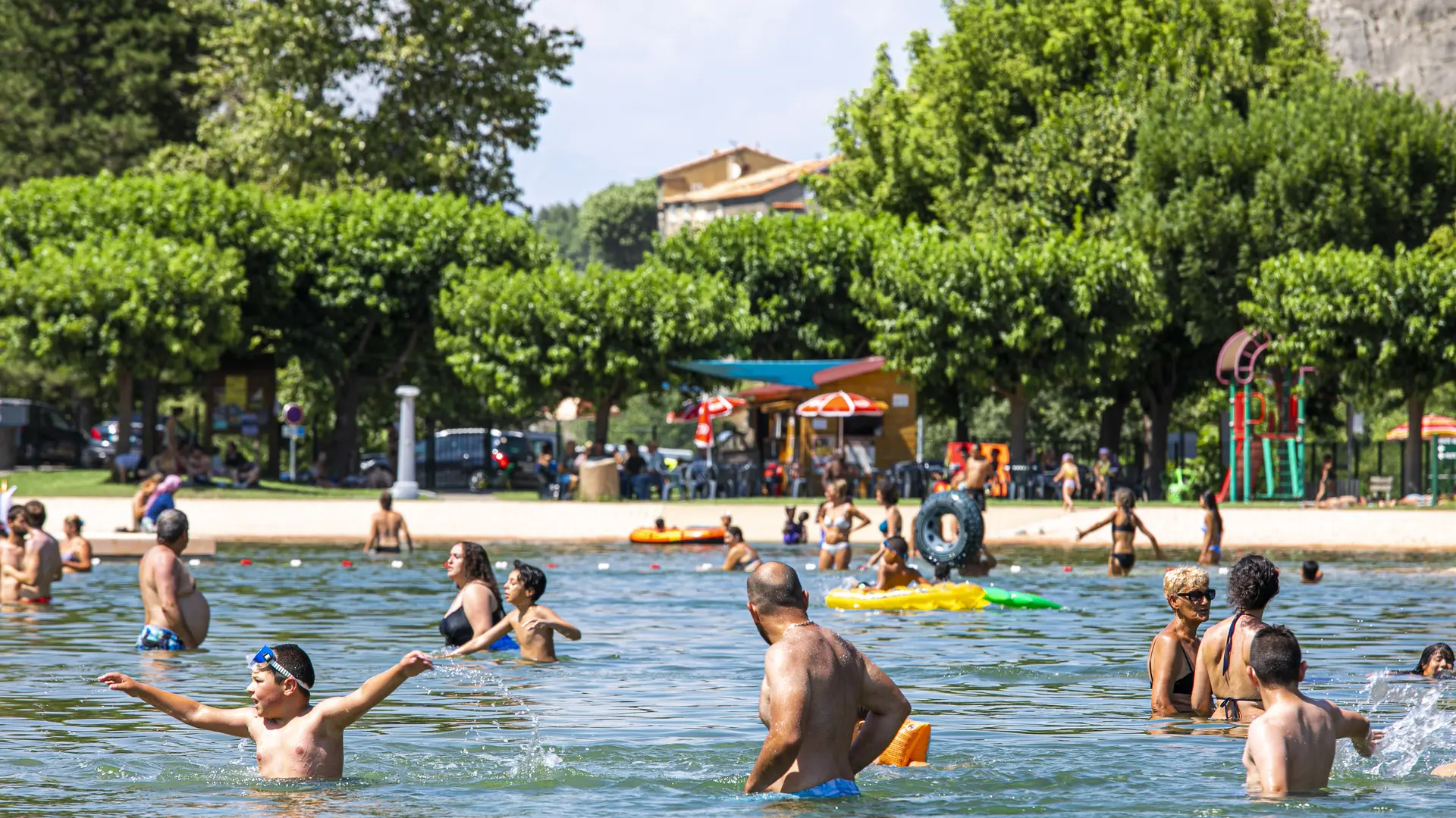 L'espace de baignade