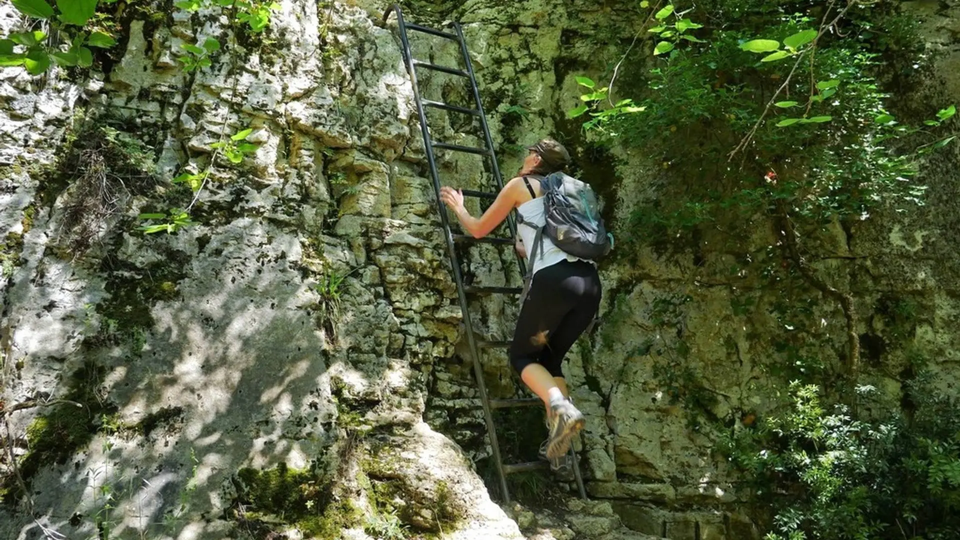 Passage de l'échelle, Gorges de Véroncle