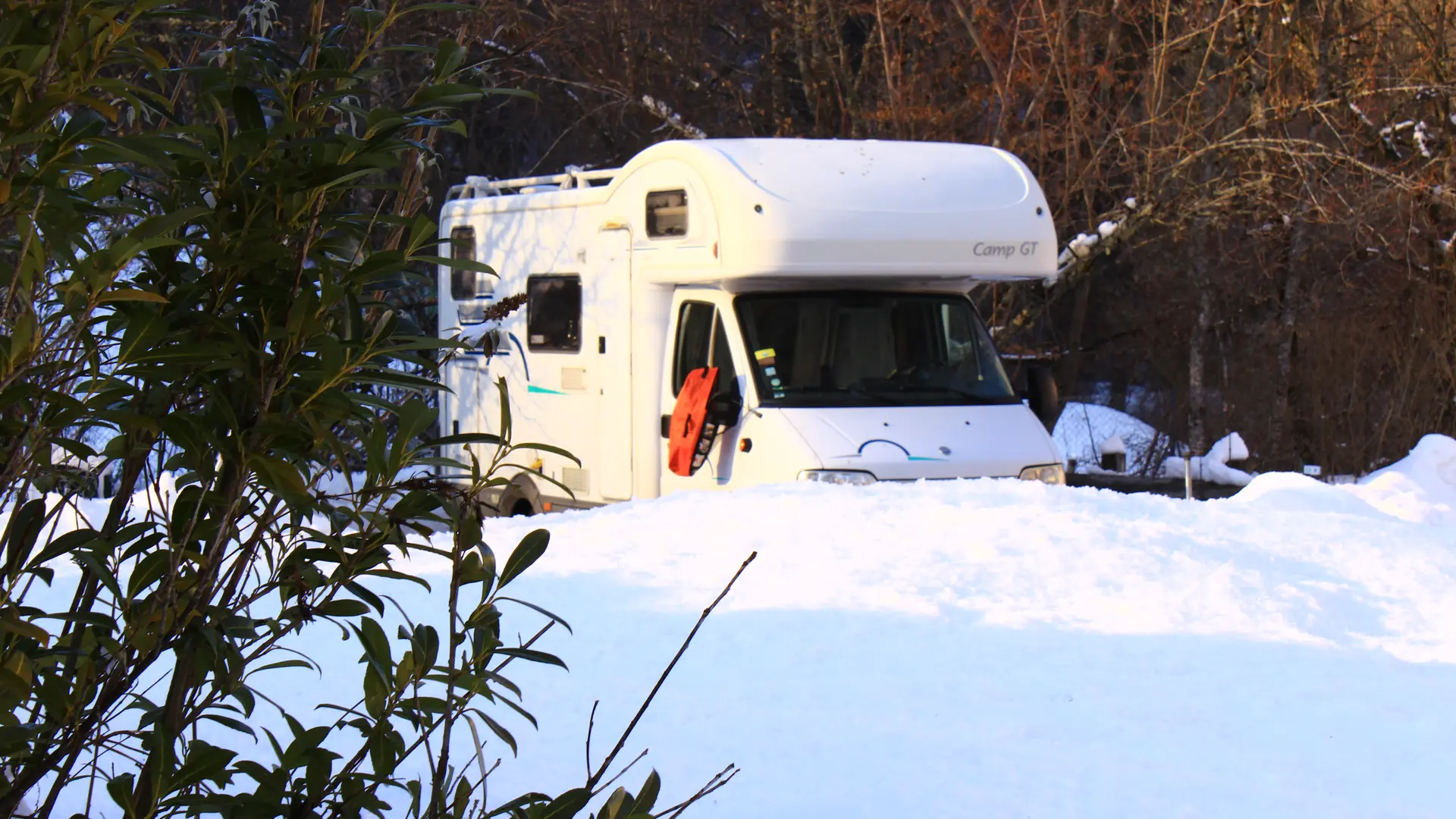 Le camping sous la neige