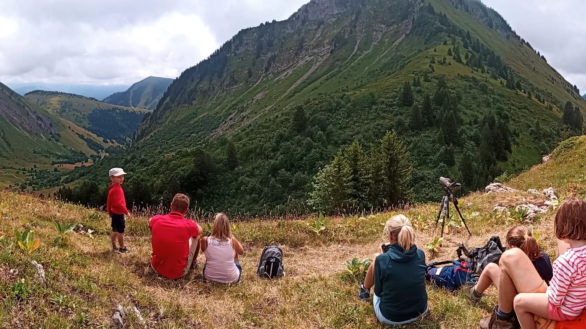 pique nique avec les marmottes et les chamois