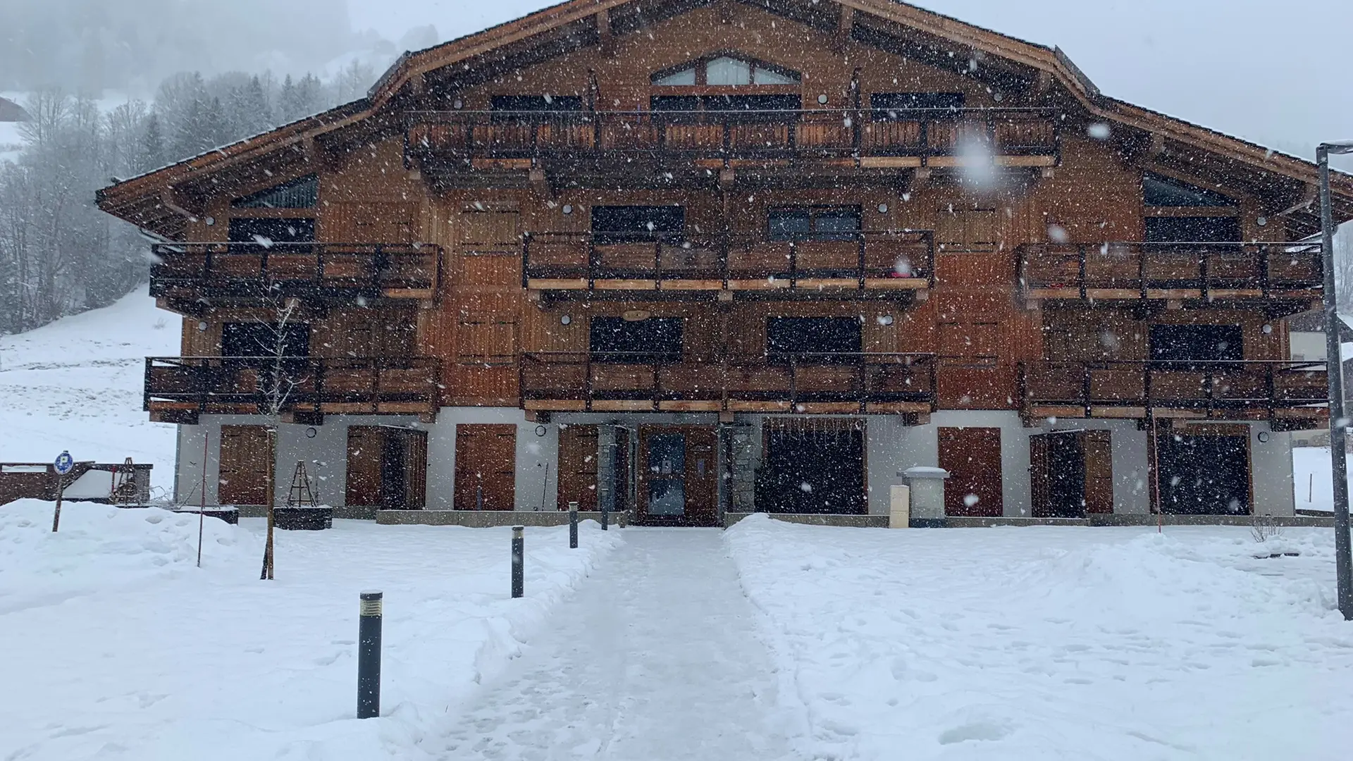 Résidence en hiver