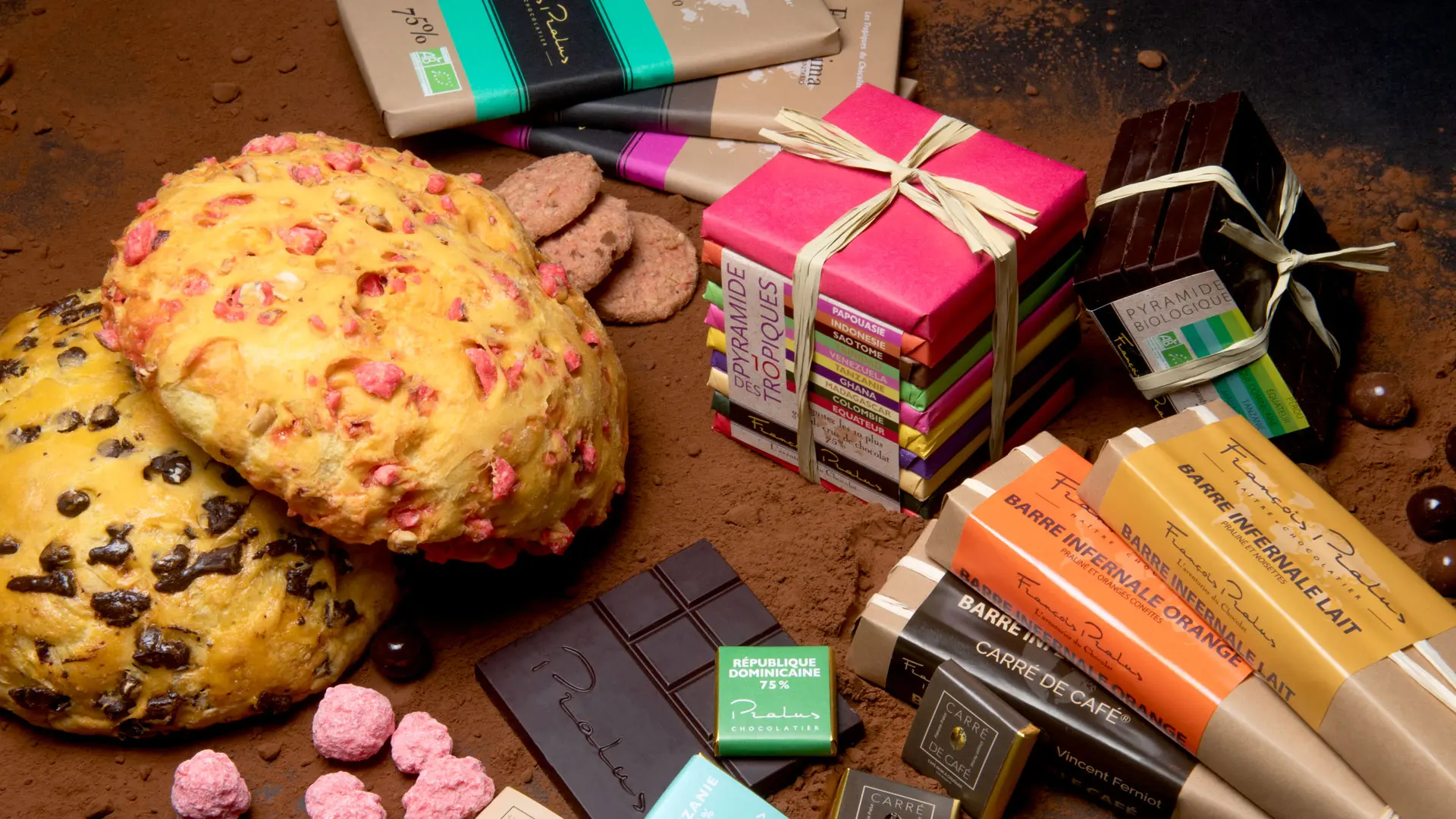 Praluline et Chocolat de la Maison Pralus