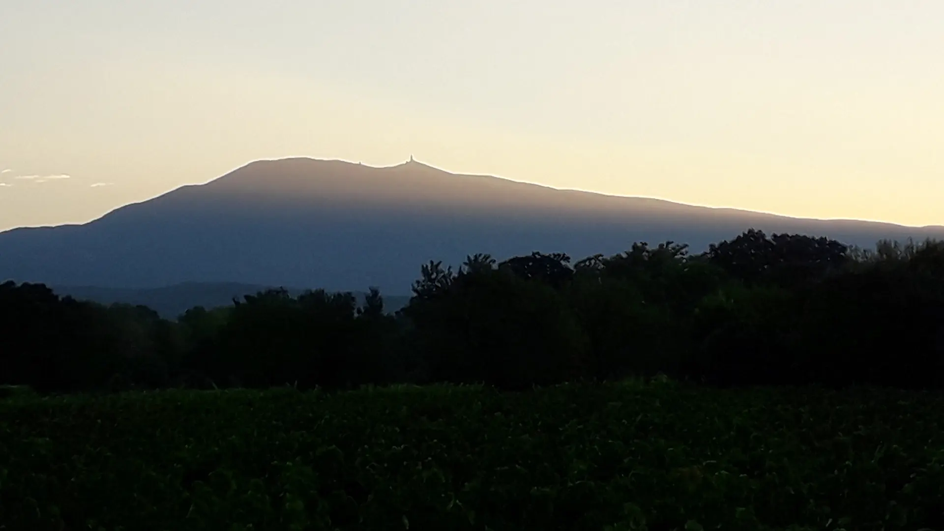 Vue sur le Ventoux