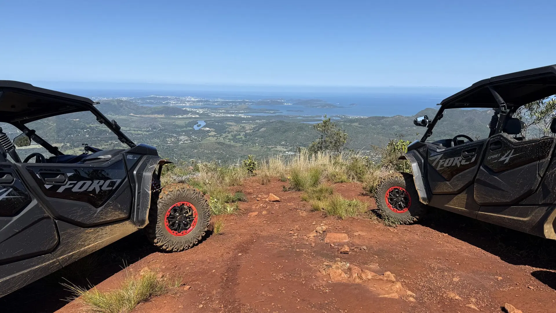 View from the heights of Dumbéa