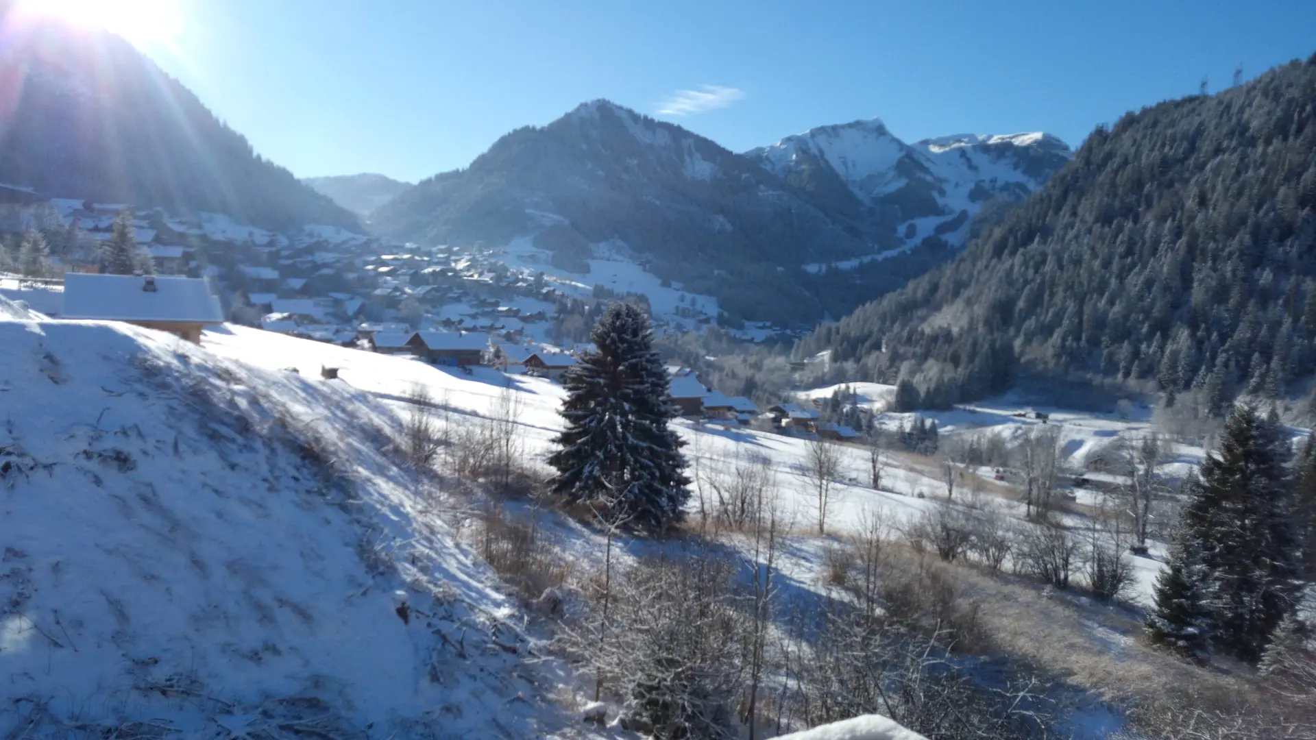 Le Gîte - Vue hiver