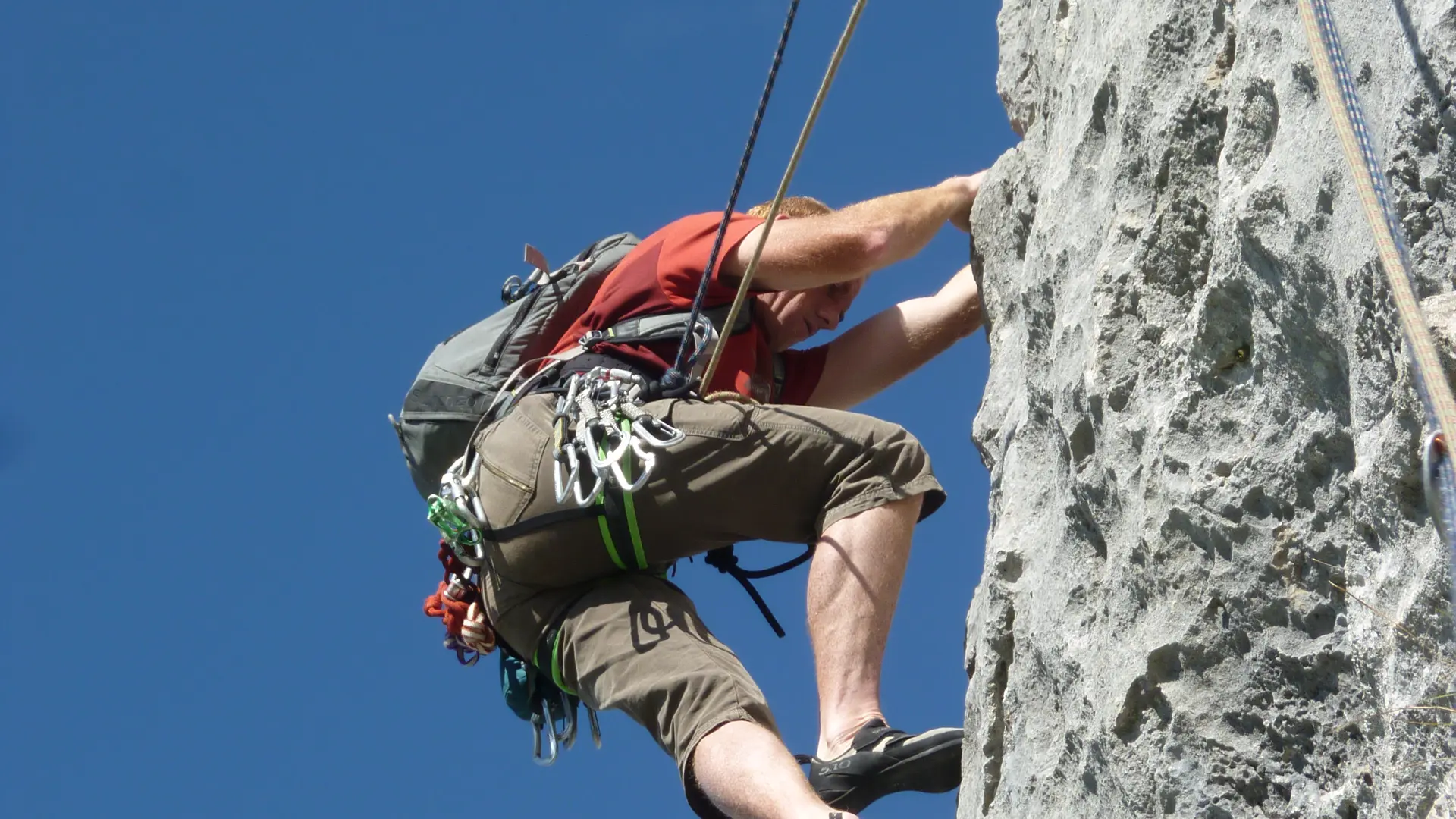 Voie escalade