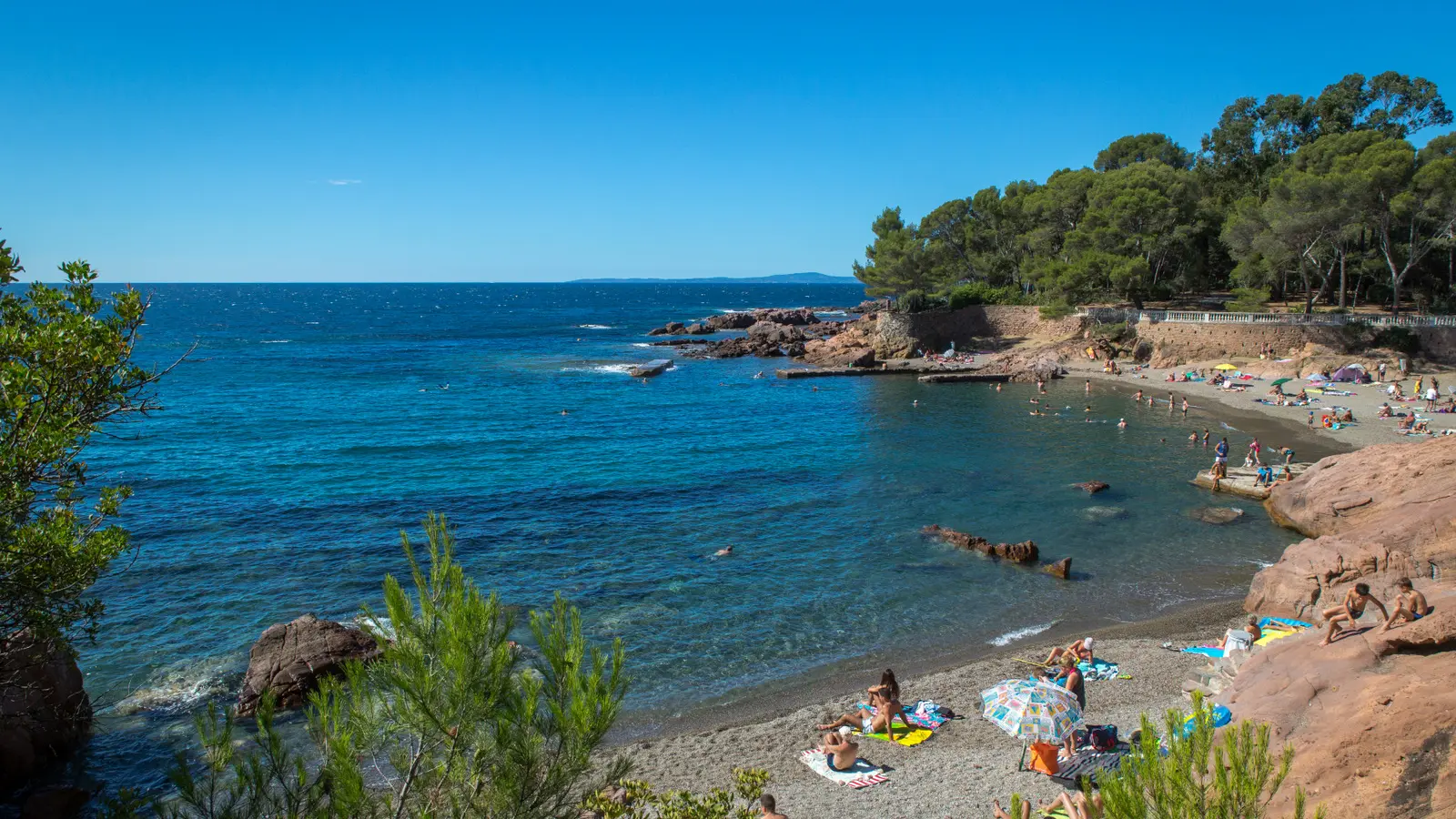 Plage de Boulouris