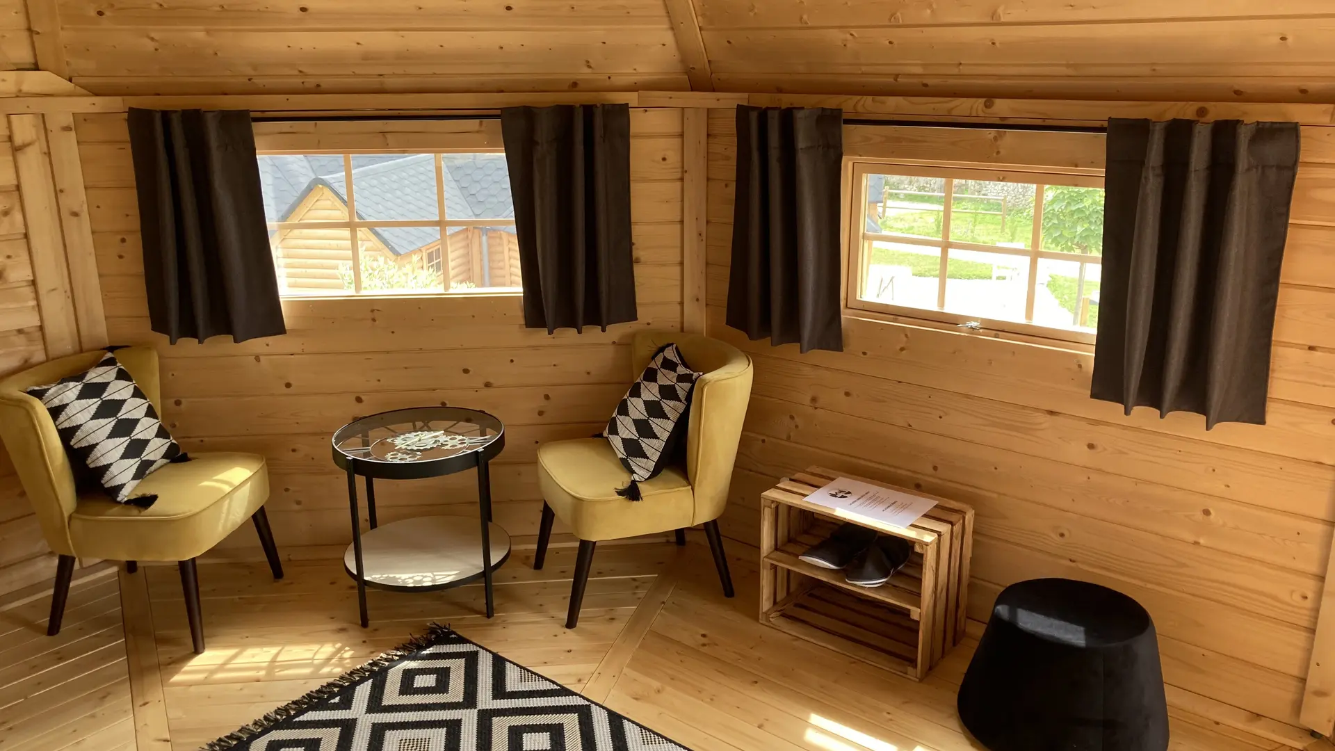 Chambre coin salon