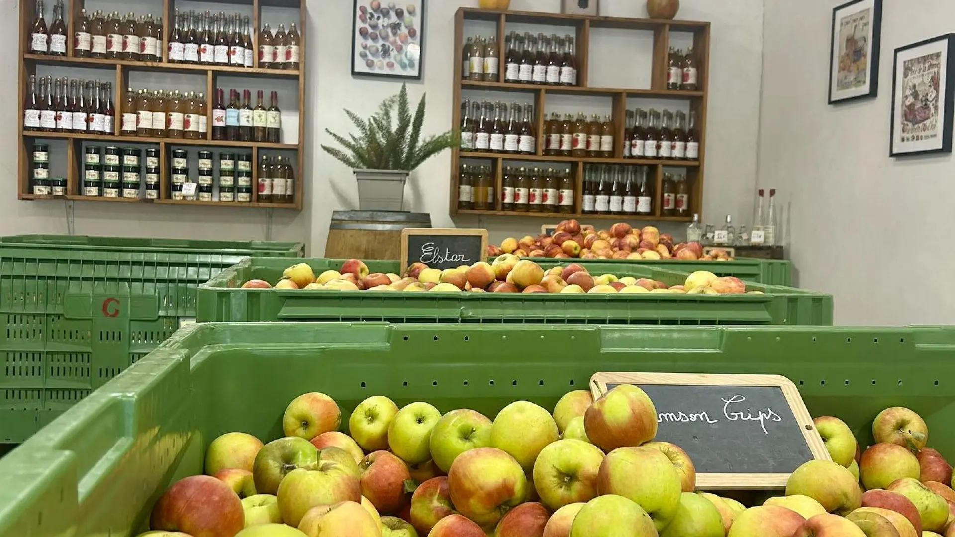 vente de pommes et poires