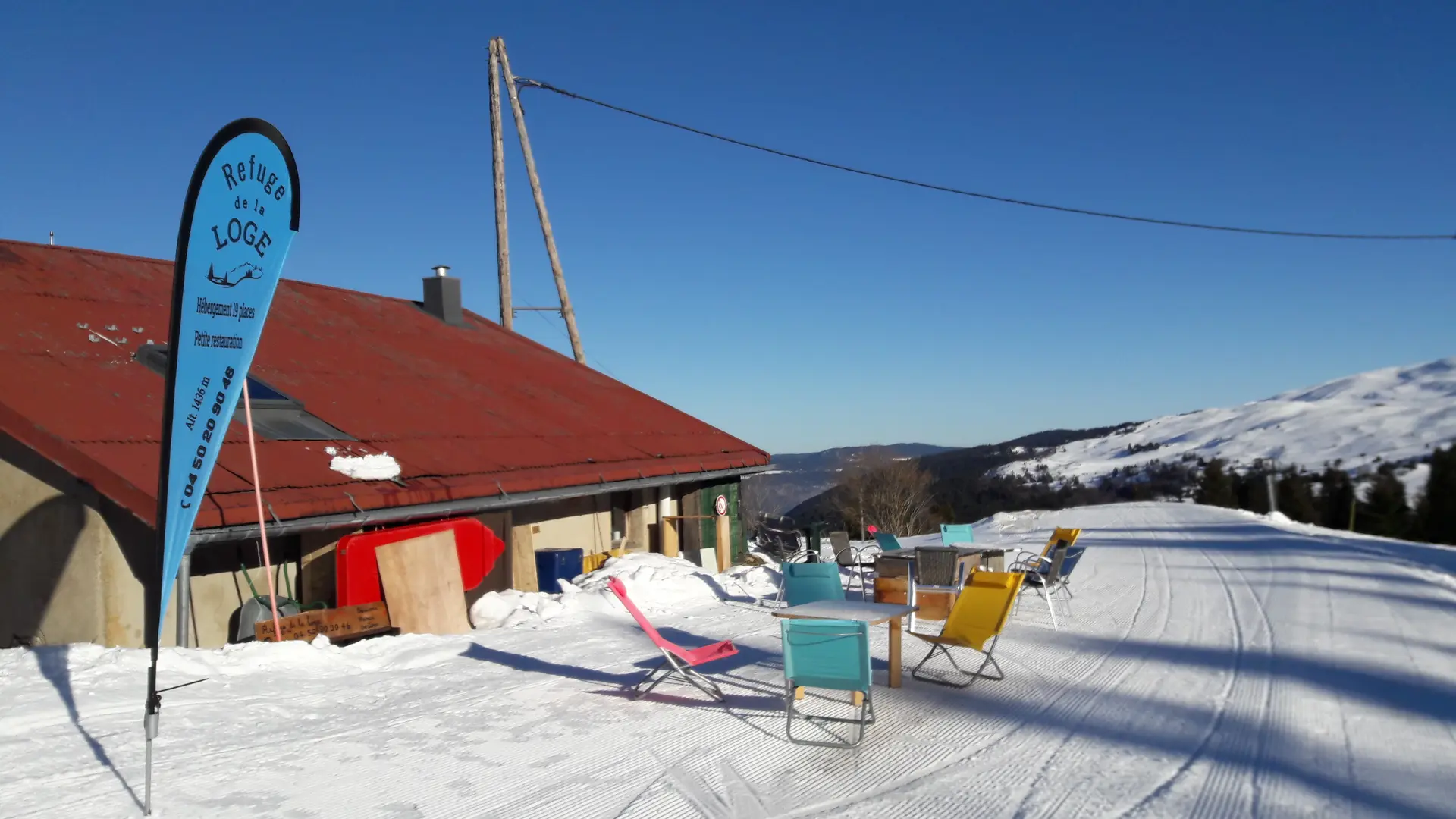 Le refuge en hiver