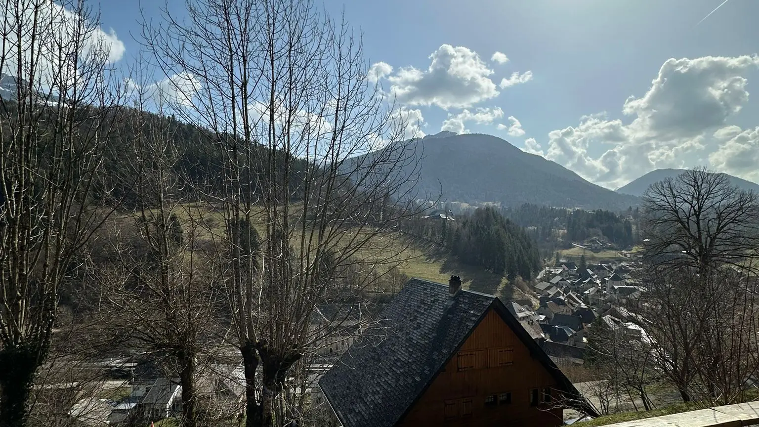 Vue sur les montagnes
