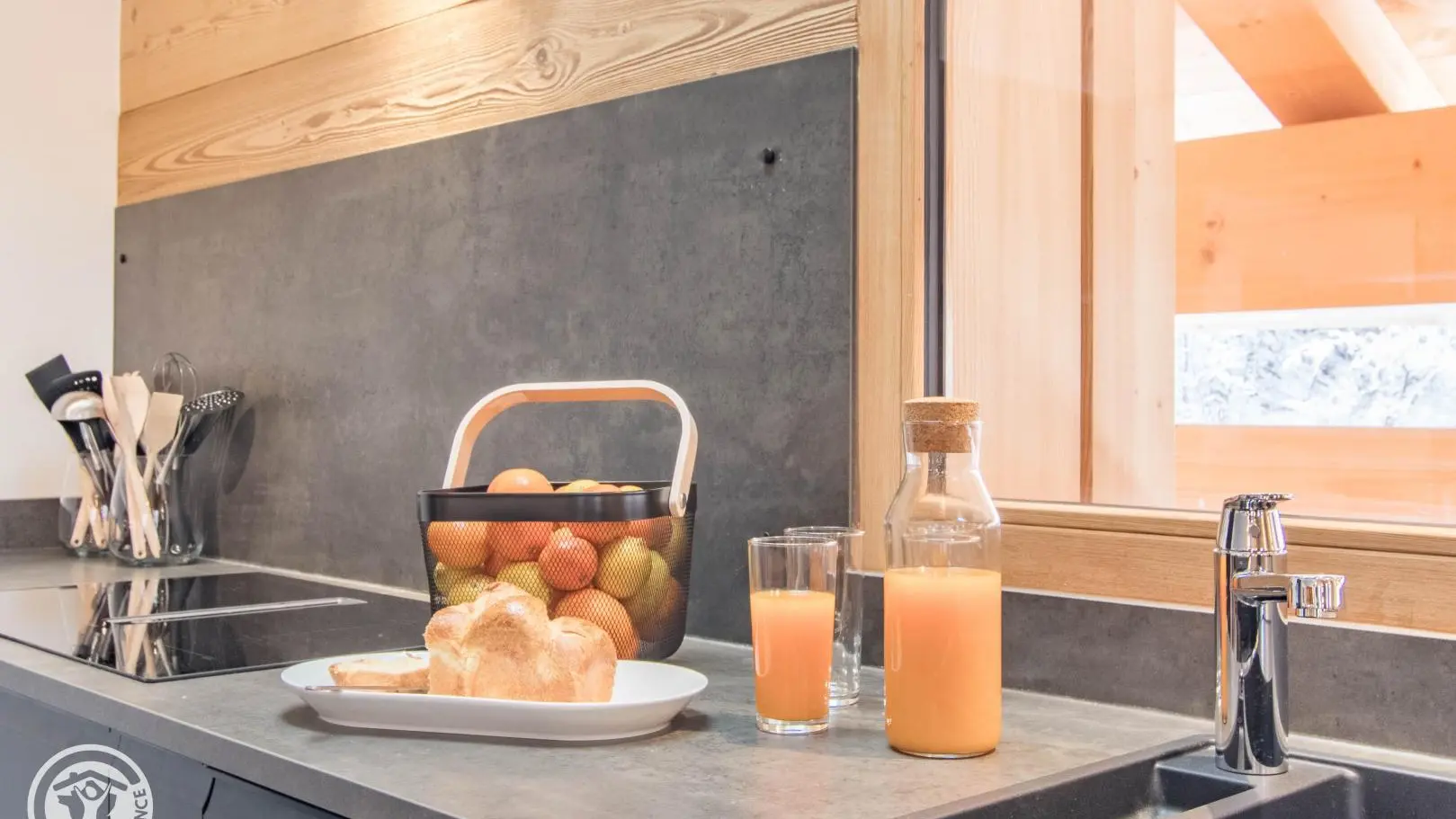 Cuisine et détail de vaisselle