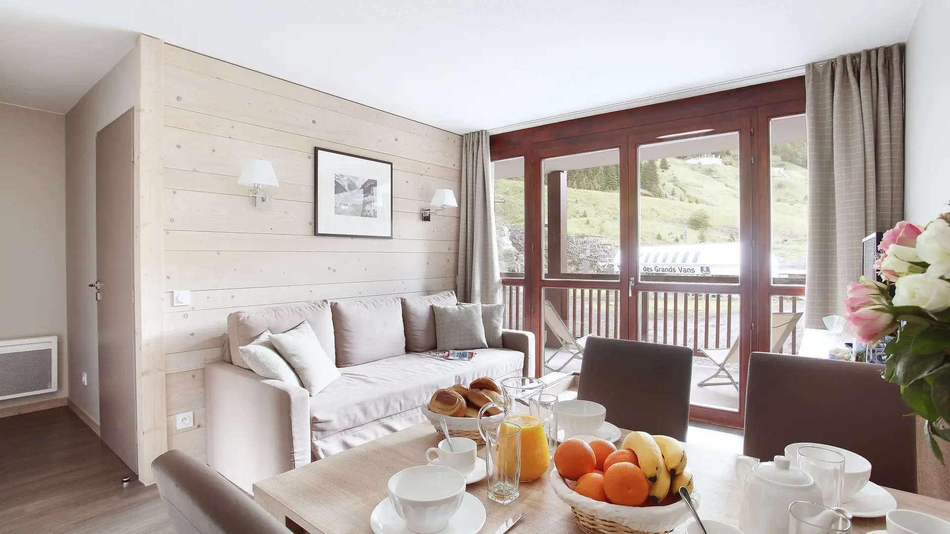 Salon dans un appartement pour 4 personnes