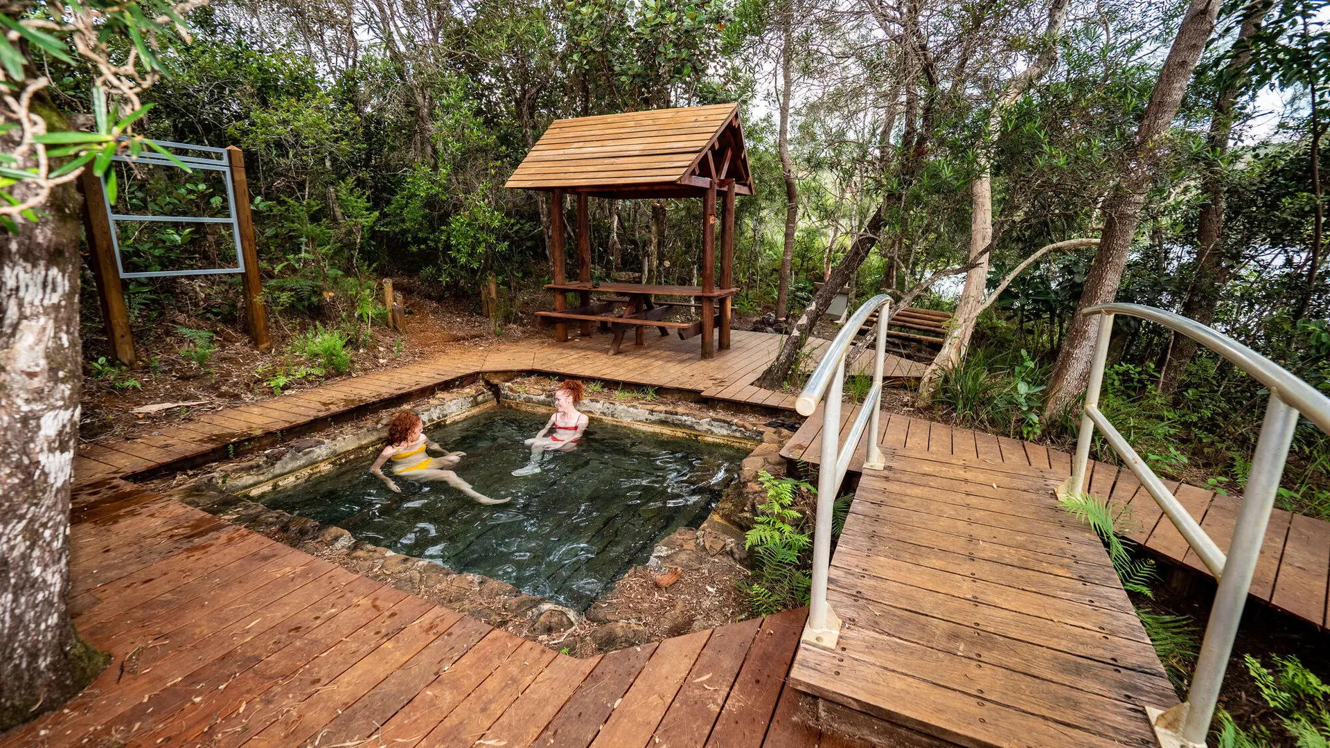 The Prony Hot Springs in the Deep South of New Caledonia