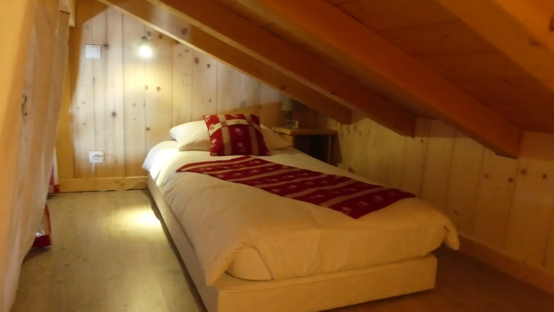 Le coin mezzanine du chalet petit Bornand