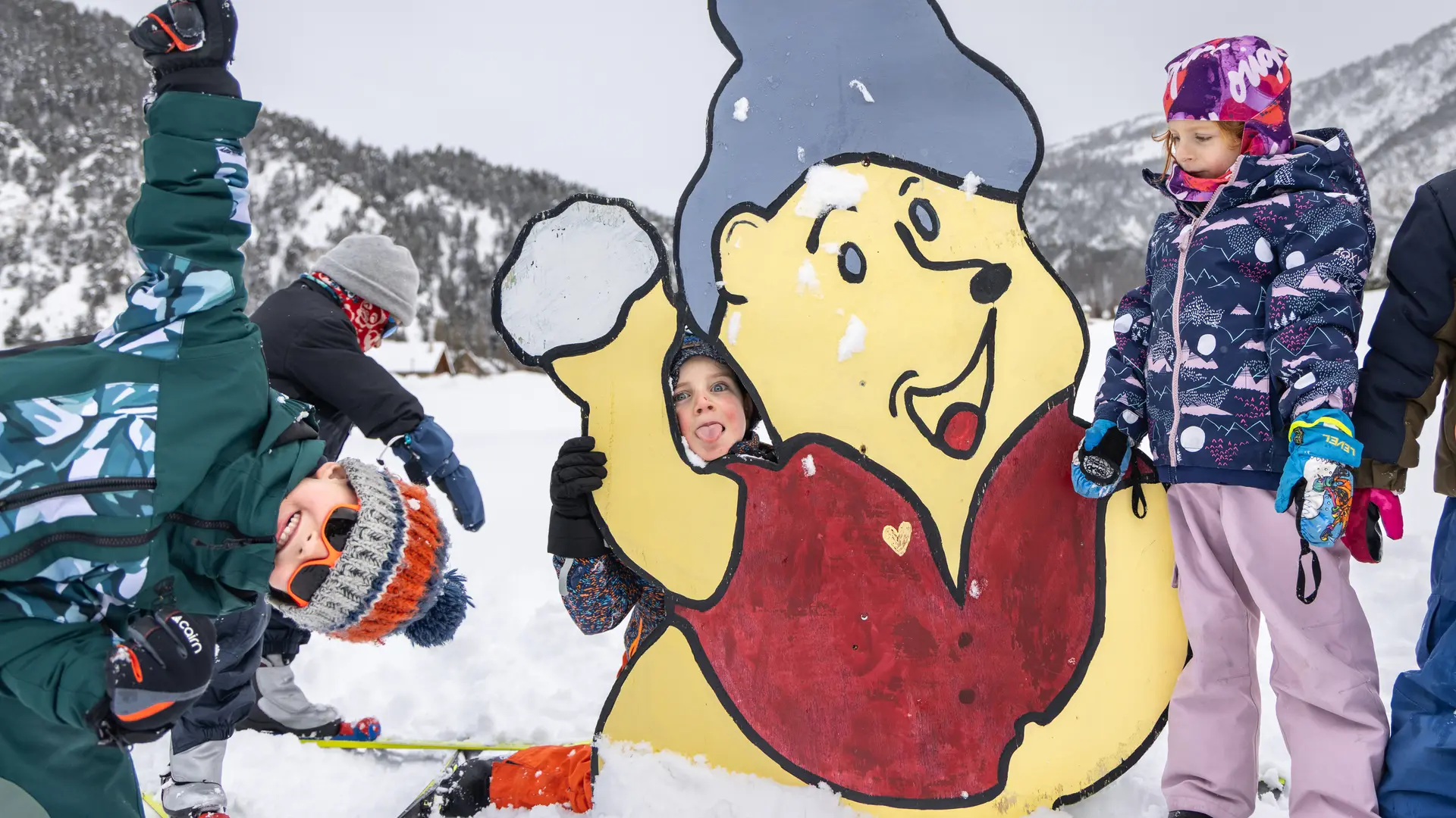 Cours de ski de fond pour enfant Team Winnie ESF Névache