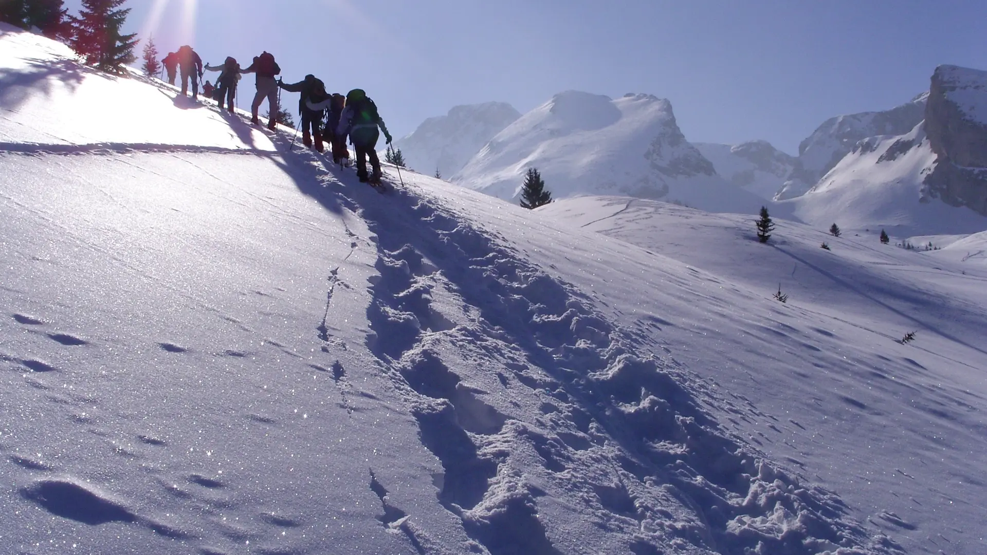 Sortie raquettes avec Michel Manini, Dévoluy, Hautes-Alpes