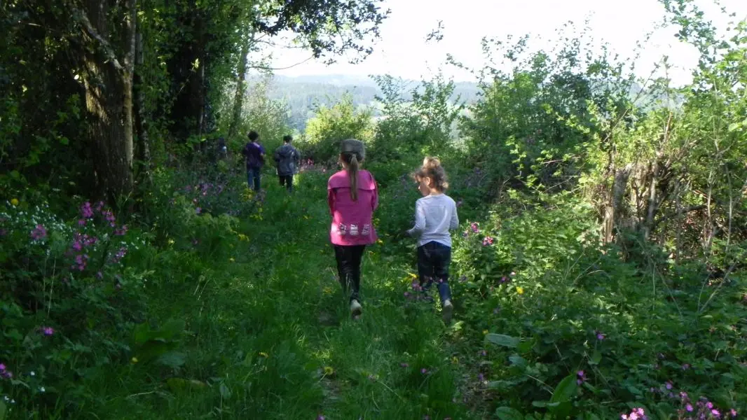 Promenade en famille autour du gite
