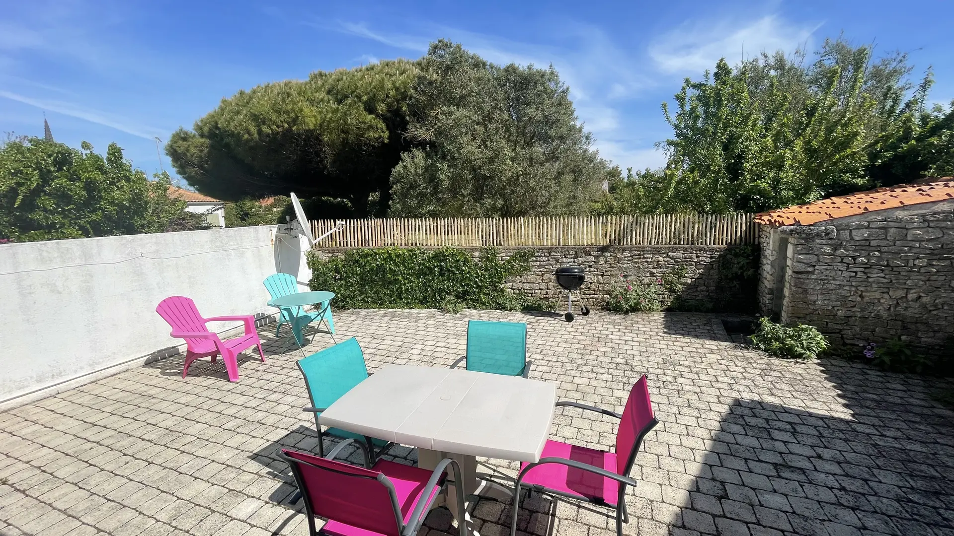 Preciosa terraza soleada