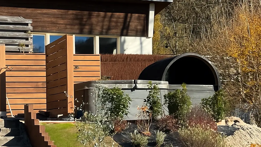 Espace bien-être extérieur sauna et spa