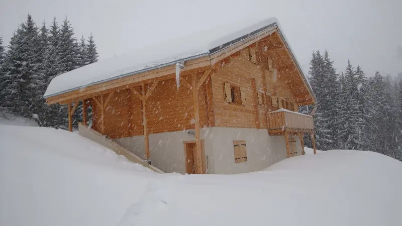 Chalet en hiver