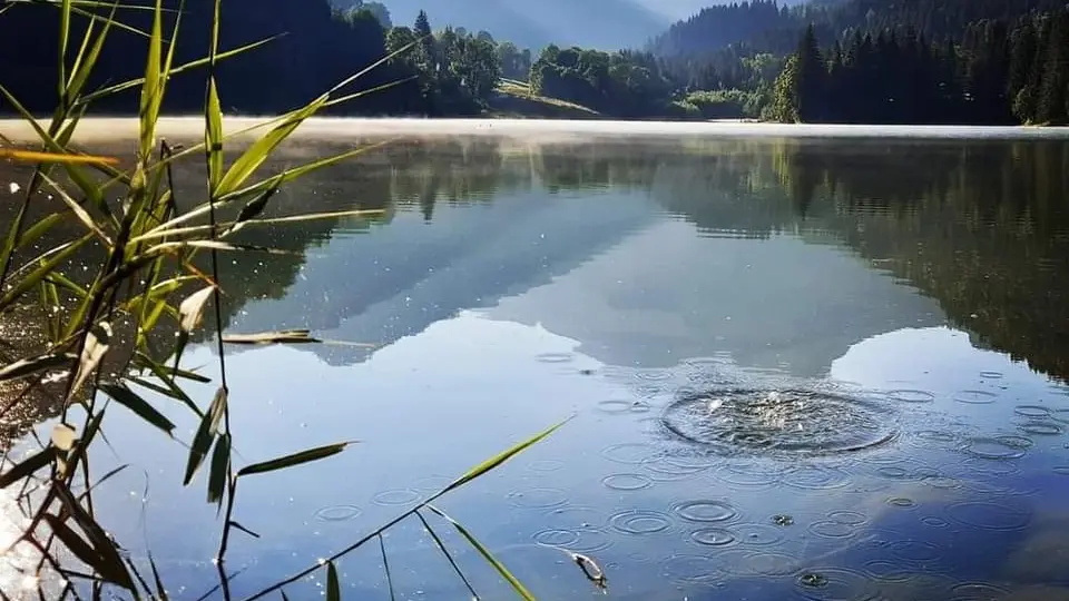 été indien au lac de Vallon