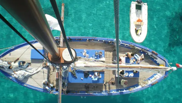 Journée Calanques à la voile, déjeuner et vins