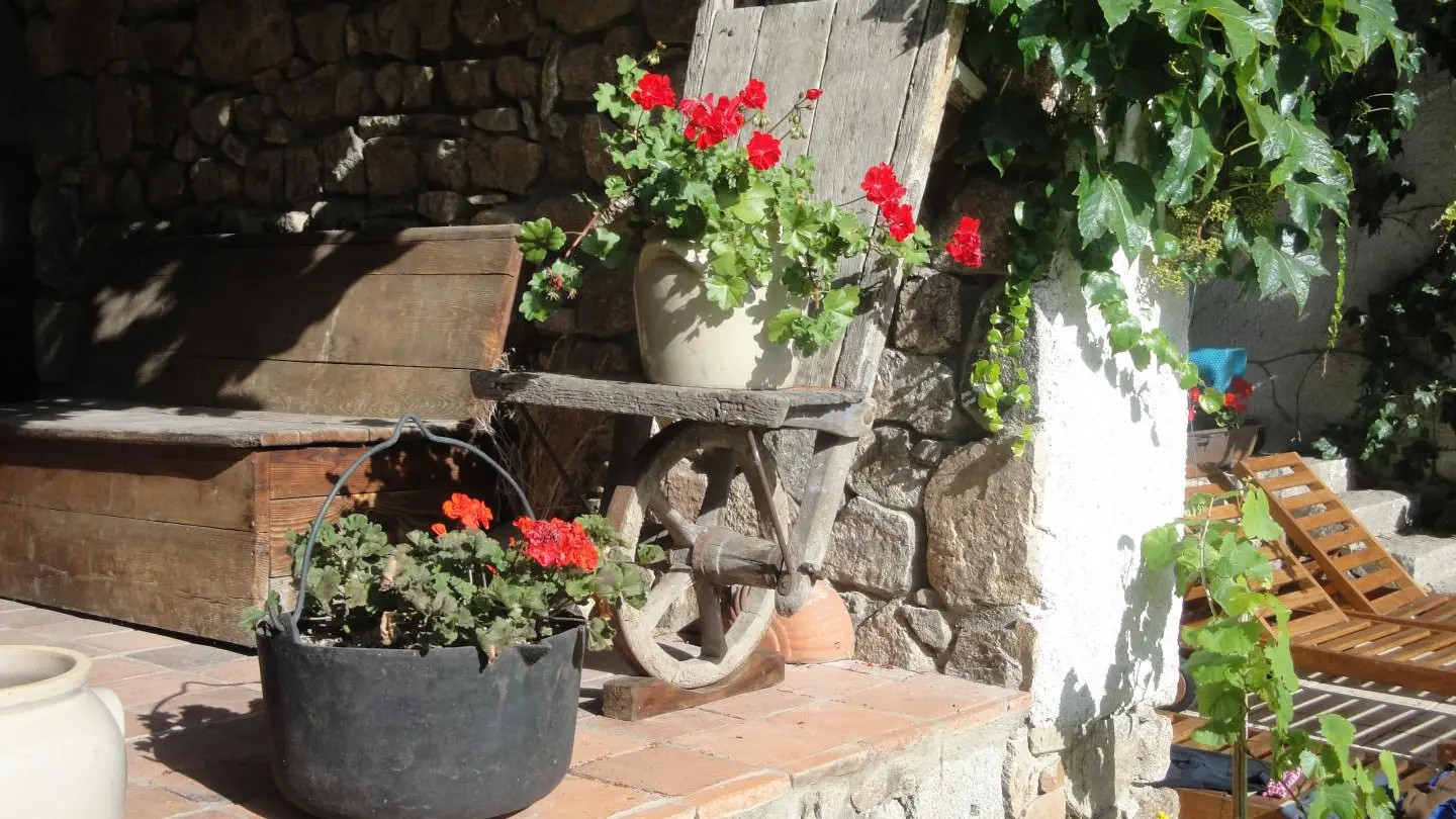 Repos sous le préau.