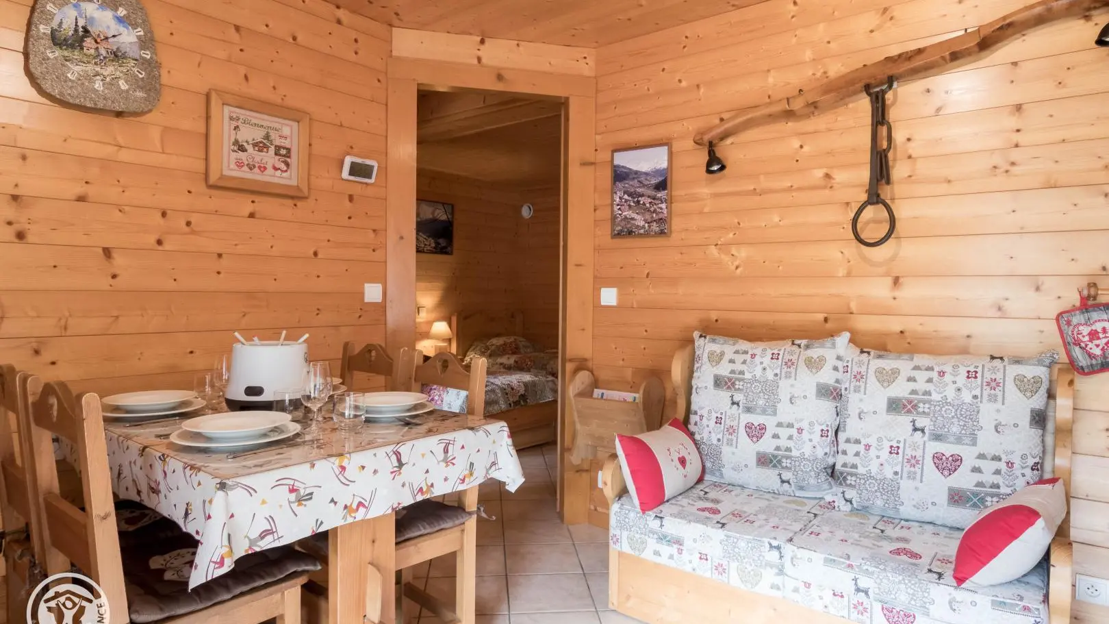 Le séjour / cuisine vue 3/5