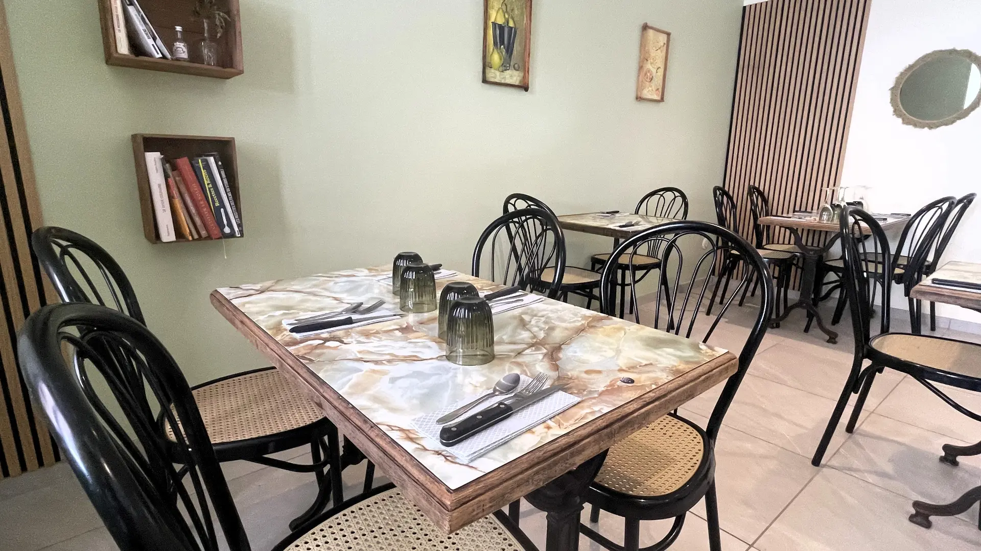 Ambiente en el comedor