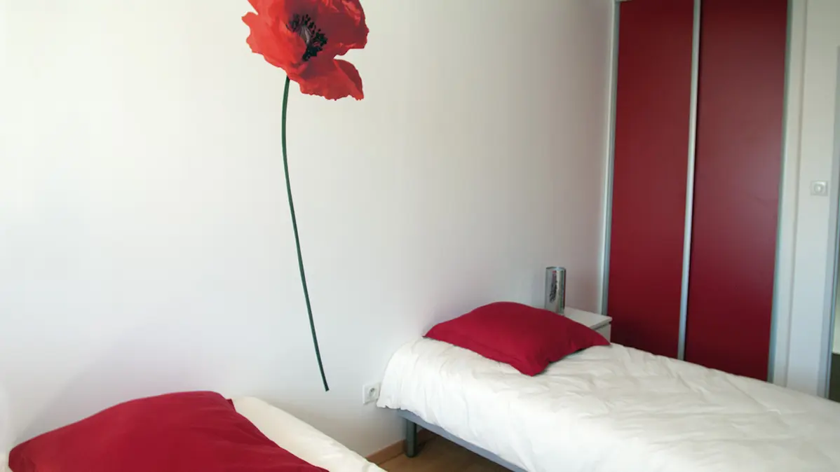 Chambre 2 lits simples