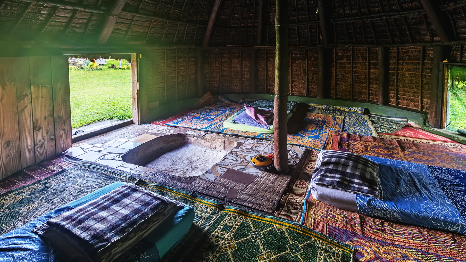 Hut interior