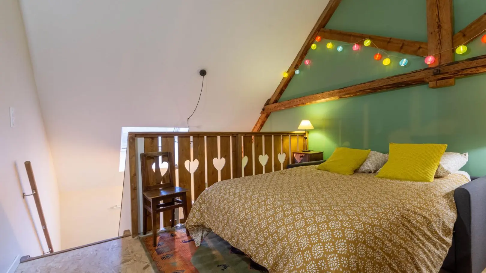 Canapé convertible Rapido Express sur la mezzanine