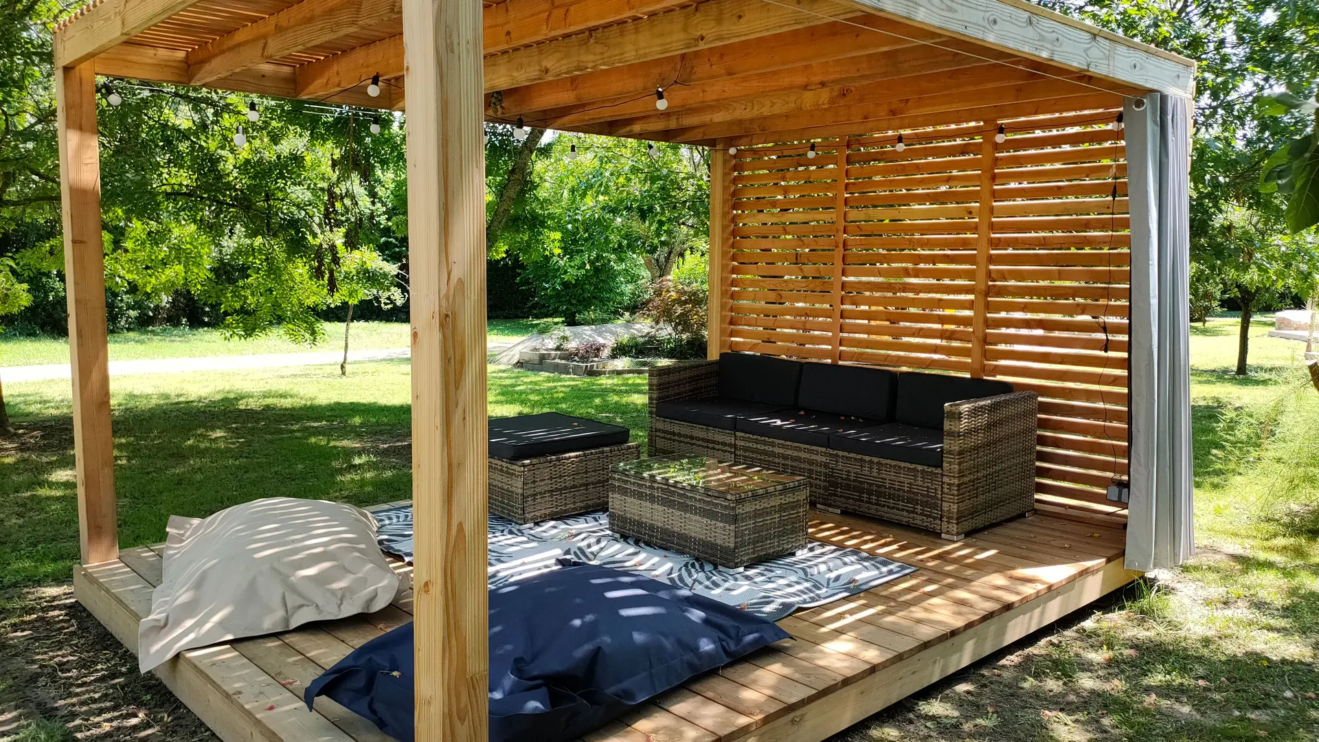 Pergola privée pour farniente