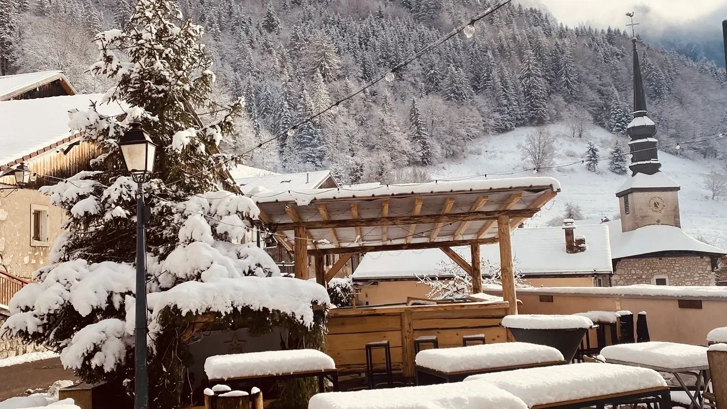 Terrasse du restaurant